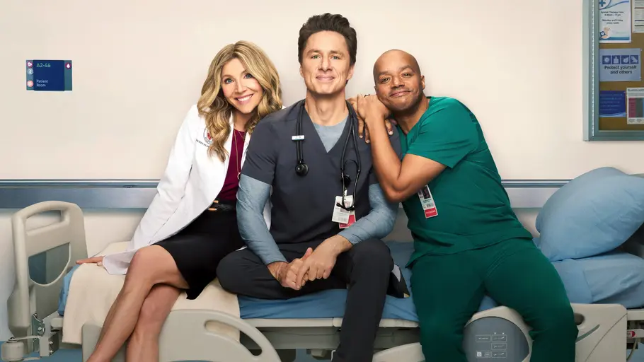 erleben sie das scrubs-reboot mit dem bekannten titelsong und einer brandneuen eröffnung – nostalgie trifft auf frischen wind in der kultserie.